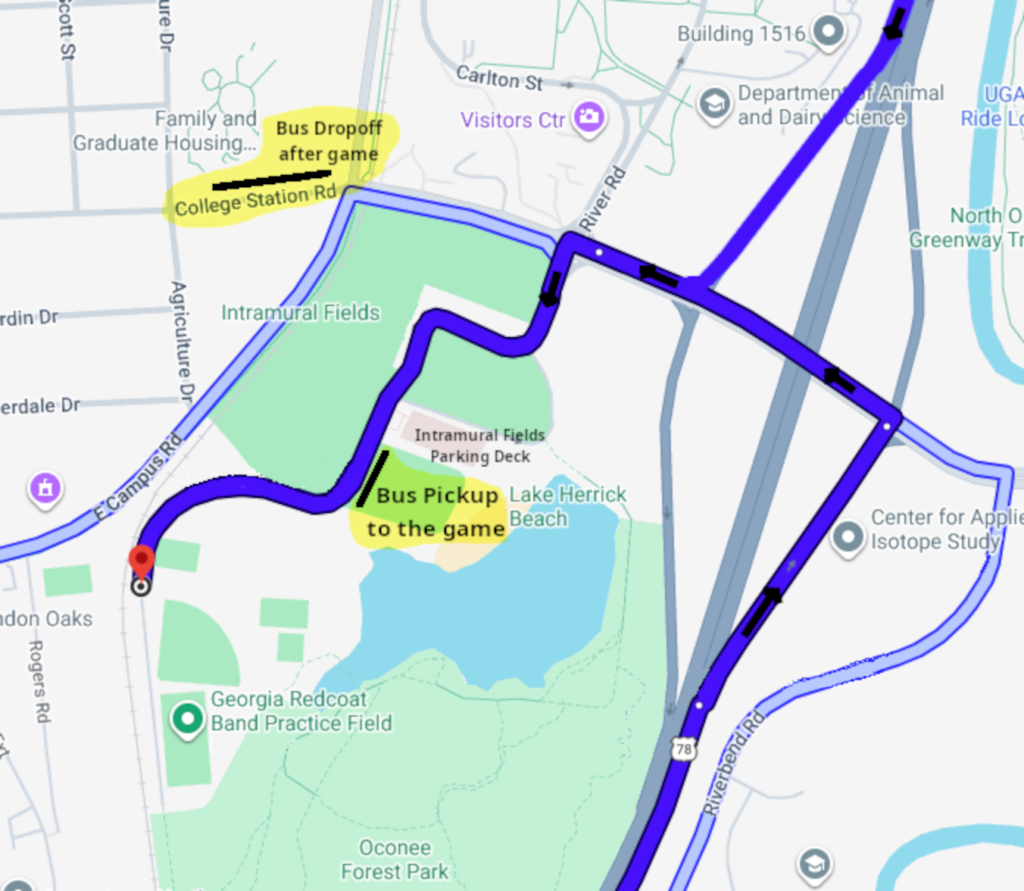 Directions to Redcoat Field