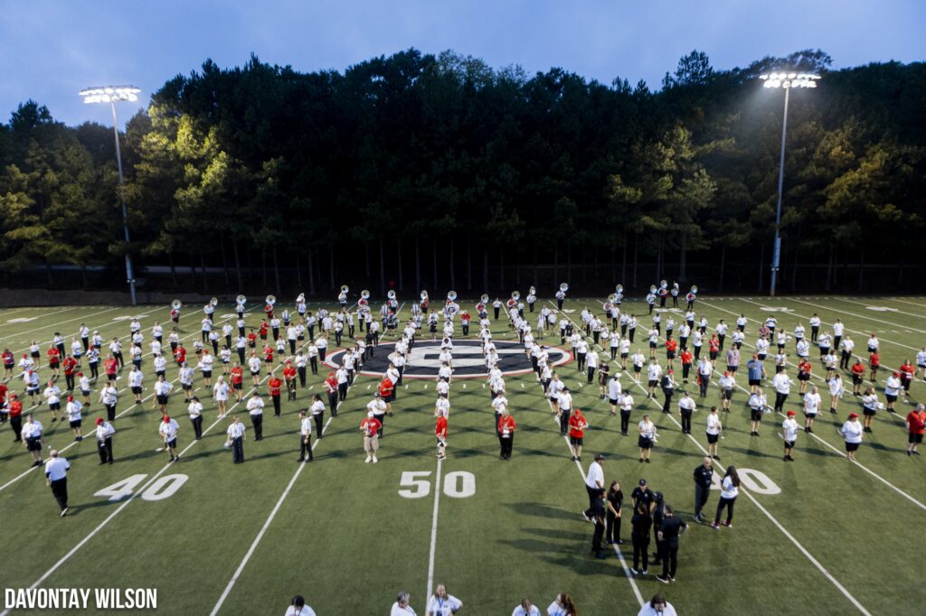 2026 Alumni band early morning practice